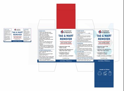Package Label (Maximum Strength Wart Remover Liquid(1)(1) 1)